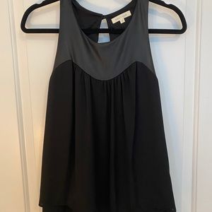 High Neck Black Tank